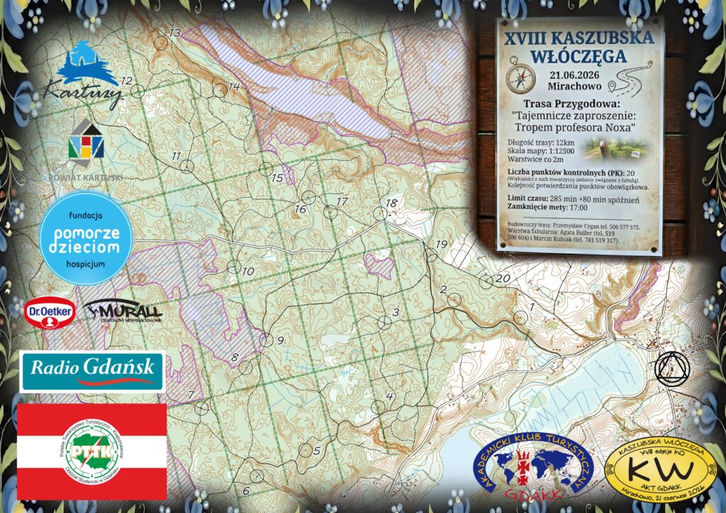 Mapa trasy Przygodowej